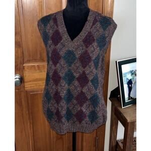Quill Knit Adult Sweater Vest Size 38, Medium